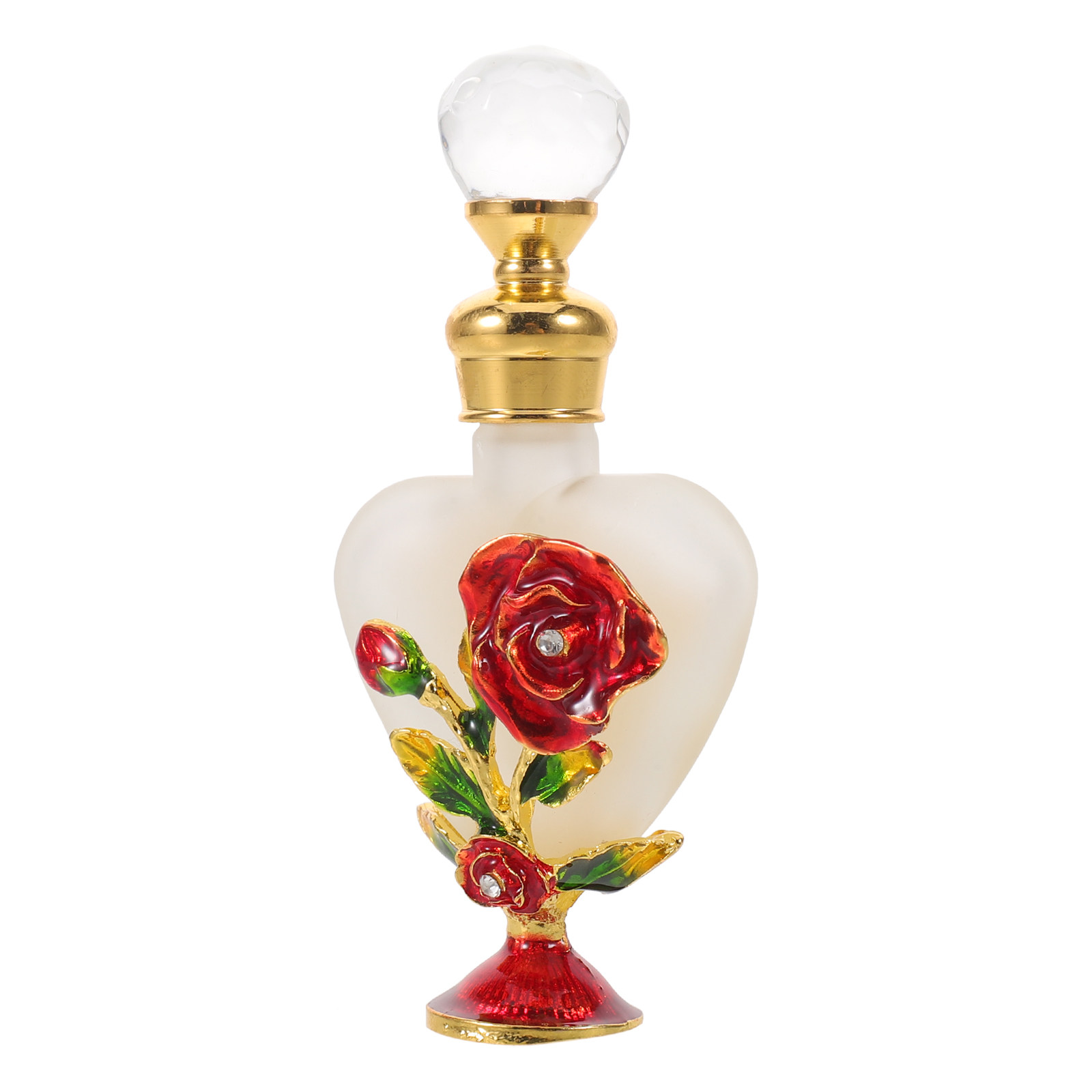 1個入り、ハート型のガラス製香水瓶。金色のキャップが付いてお - Home Fragrance Usa のレビューと価格