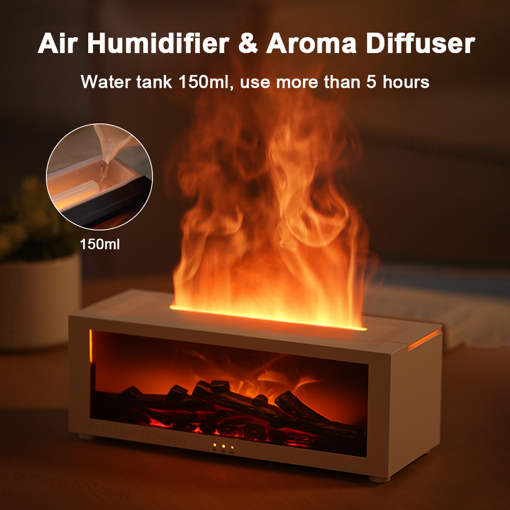 空気加湿器エッセンシャルオイルディフューザー炎アロマ加湿器ホ - Home Fragrance Oud のレビューと価格