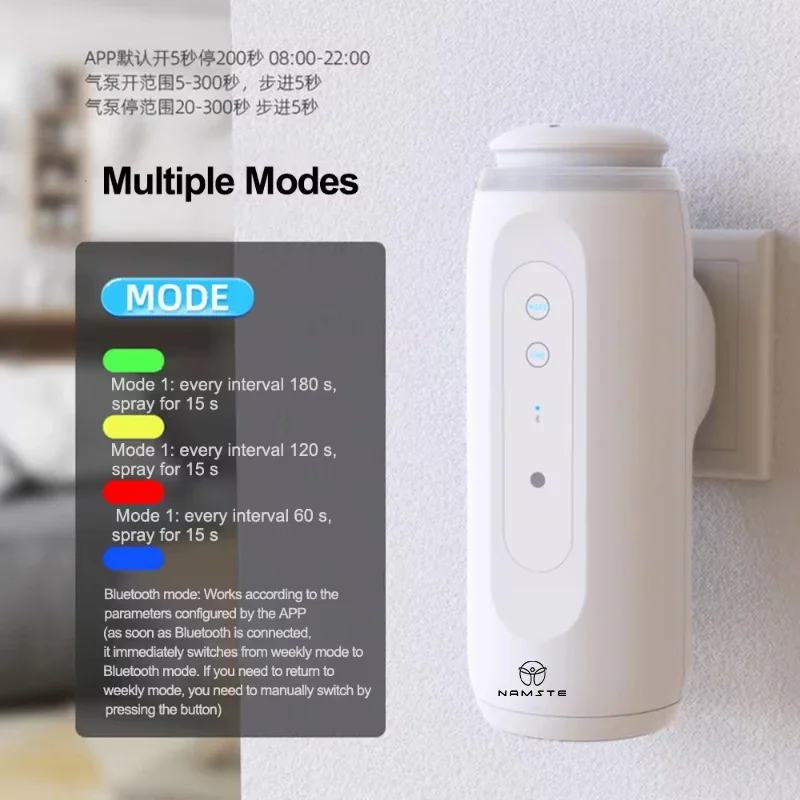 NAMSTE ポータブルスマートディフューザー 100m³対 - Home Fragrance Gift のレビューと価格